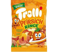 Цукерки желейні Trolli Pfirsich Ringe 150 г