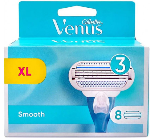 Змінні картриджі для гоління Venus Smooth 8 шт (ціна за 1шт)