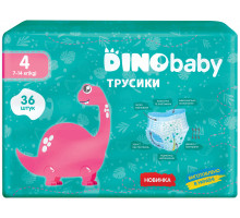 Підгузки-трусики Dino Baby 4 (7-14 кг) 36 шт