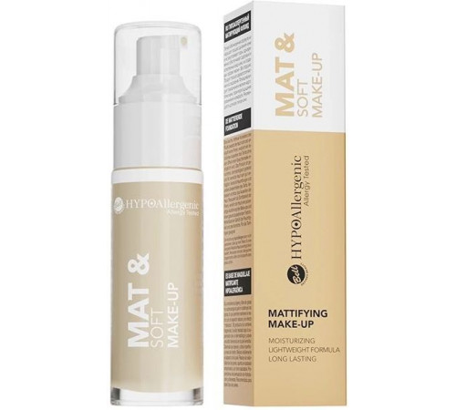 Тональний флюїд Bell Hypoallergenic Mat & Soft 03 30 г