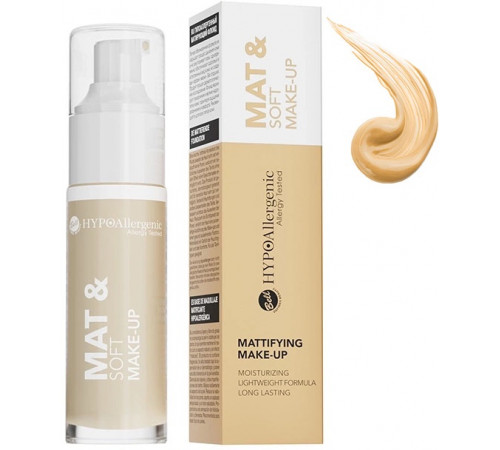 Тональний флюїд Bell Hypoallergenic Mat & Soft 03 30 г