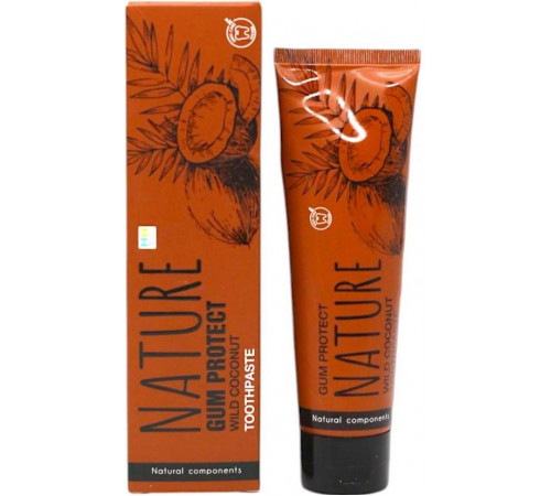Зубна паста Bioton Cosmetics Nature Wild Coconut з диким Кокосом 100 мл Зубна паста Bioton Cosmetics Nature Wild Coconut з диким Кокосом 100 мл