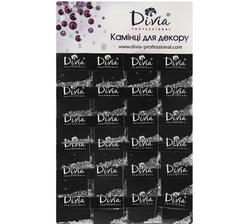 Камінці для декору нігтів Divia