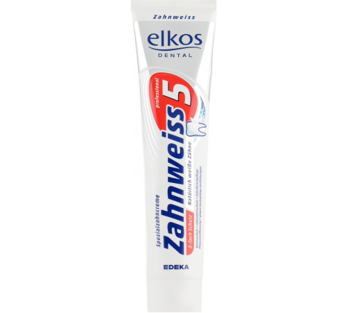Зубна паста Elkos Zahnweiss 5 125 мл
