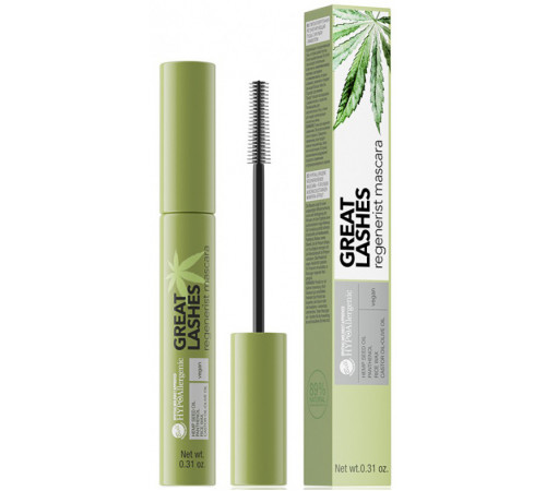 Туш для вій Bell Vegan Hyro Allergenic Great Lashes Regenerist Mascara 9 г