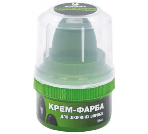 Крем-краска для обуви Blyskavka Черная 50 мл