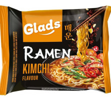 Локшина швидкого приготування Glads Ramen зі смаком Кімчі з цукром 105 г