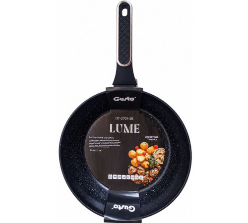 Сковорідка Gusto Lume GT-2701-26 глибока керамічне покриття 26 х 7 см