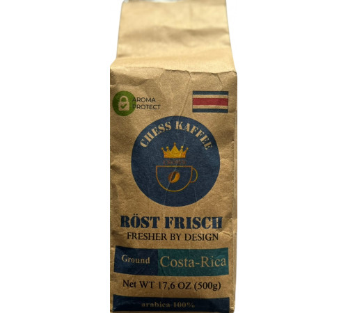 Кава мелена Chess Kaffee Costa-Rica 500 г Кава мелена Chess Kaffee Costa-Rica 500 г