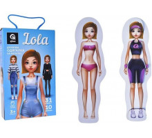 Магнітна гра Одягалка Qbee QB600-007 Lola 31 елемент