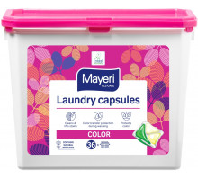 Гелеві капсули для прання Mayeri Color 36 шт (ціна за 1 шт)