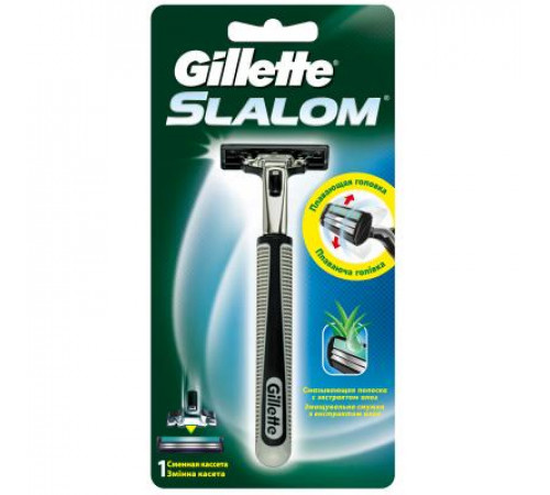 Бритва Gillette Slalom з 1 змінним картриджем