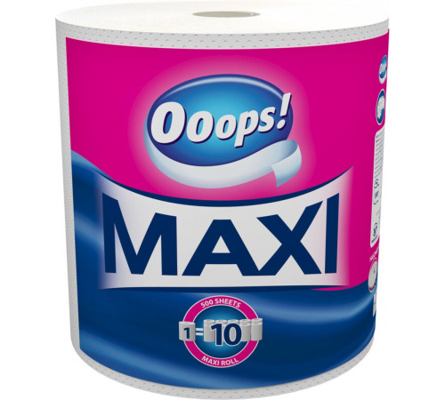Бумажное полотенце Ooops Maxi 2 слоя 500 отрывов