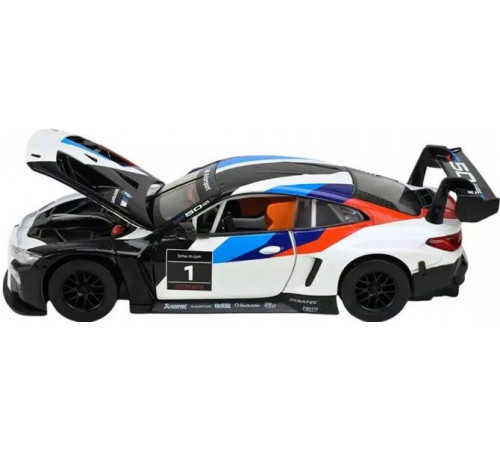 Машина Автопром 4383 BMW металлическая (батарейки, свет, звук)
