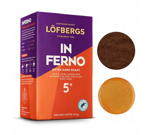 Кава мелена Lofbergs Inferno 450 г Кава мелена Lofbergs Inferno 450 г