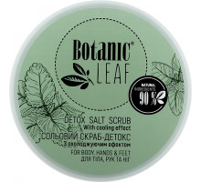 Солевой скраб-детокс Botanic Leaf с охлаждающим эффектом 300 г