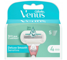 Сменные картриджи для бритья Gillette Venus Deluxe Smooth Sensitive 4 шт (цена за 1шт)