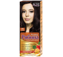 Фарба для волосся ACME-COLOR Рябина Avena 142 чорний шоколад 135 мл