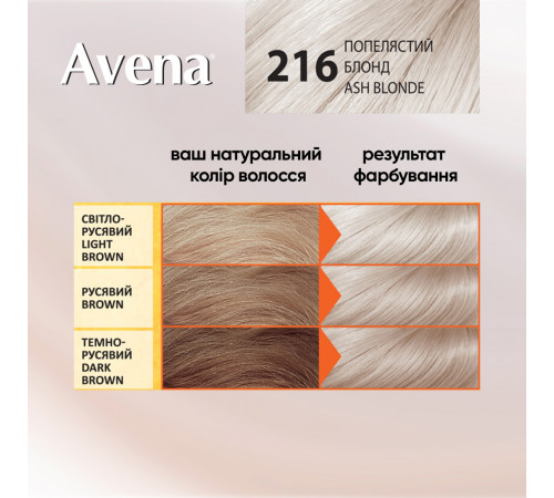 Краска для волос Acme Color Avena 216 Пепельный блонд