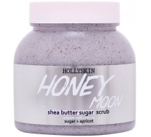 Сахарный скраб для тела Hollyskin Honey Moon с маслом Ши и Перлитом 300 мл