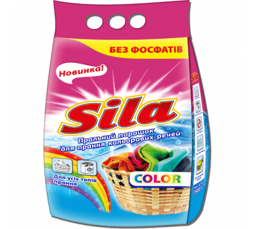 Стиральный порошок универсальный Sila Color 1.5 кг