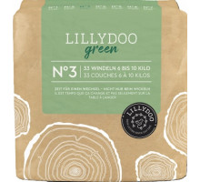 Еко-підгузки Lillydoo Green 3 (6-10 кг) 33 шт