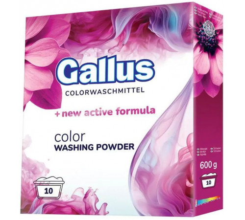 Пральний порошок Gallus Color 600 г Пральний порошок Gallus Color 600 г