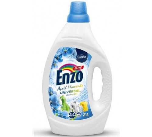 Гель для стирки Deluxe Enzo Elite 6in1 April Moments Universal 2 л 50 циклов стирки Гель для стирки Deluxe Enzo Elite 6in1 April Moments Universal 2 л 50 циклов стирки
