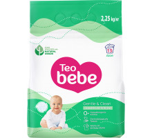Пральний порошок Teo Bebe Gentle & Clean Aloe 2.25 кг 15 циклів прання