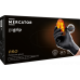 Перчатки нитриловые Gogrip с рельефной поверхностью М оранжевые 50 шт