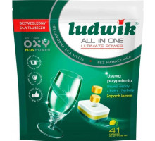 Таблетки для посудомийних машин Ludwik All in One Лимон 41 шт (ціна за 1 шт)