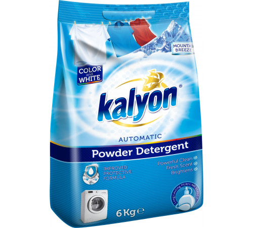 Пральний порошок Kalyon Mountain Breeze 6 кг 60 циклів прання
