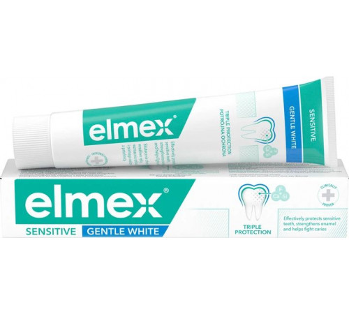 Зубна паста Elmex Sensitive Gentle White 75 мл