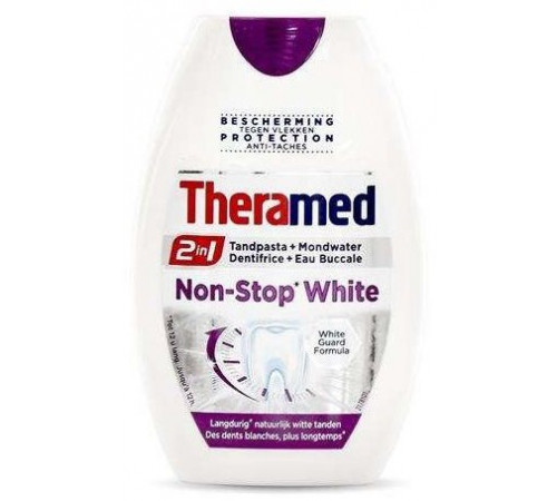 Зубна паста Theramed 2 in1 Non-Stop White 75 мл