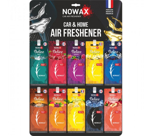 Освіжувач повітря Nowax Delice 6 г в асортименті