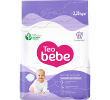 Пральний порошок Teo Bebe Gentle & Clean Lavender 2.25 кг 15 циклів прання