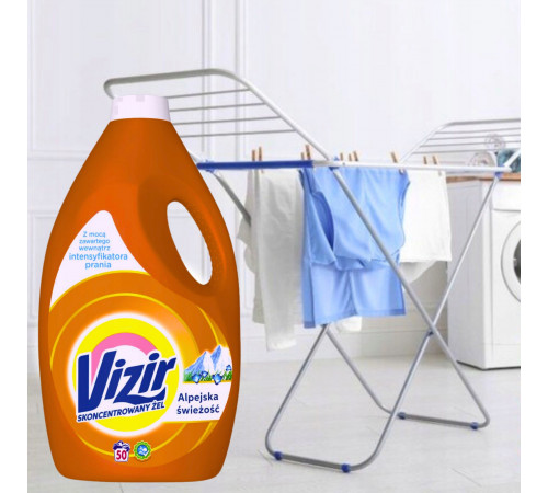 Гель для прання Vizir Альпійська свіжість 2.75 л 50 циклів прання