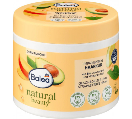Маска для відновлення волосся Balea Natural Beauty 300 мл