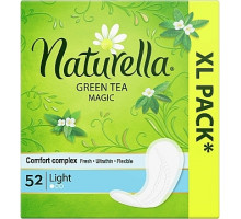 Ежедневные гигиенические прокладки Naturella Green Tea Magic Light 52 шт