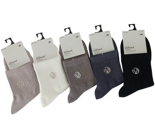Шкарпетки чоловічі середні Корона АY330 кашемірові розмір 41-47 Шкарпетки чоловічі середні Корона АY330 кашемірові розмір 41-47