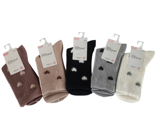 Шкарпетки жіночі Корона BY5464 кашемірові розмір 36-41 Шкарпетки жіночі Корона BY5464 кашемірові розмір 36-41