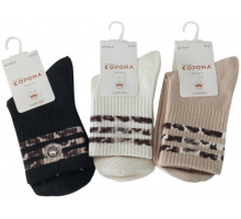 Шкарпетки жіночі середні Корона BY733-8 кашемірові розмір 37-41