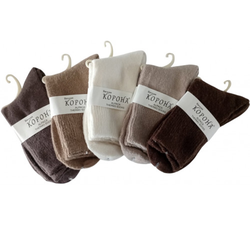 Шкарпетки жіночі термо Корона B2565 альпака розмір 36-41 Шкарпетки жіночі термо Корона B2565 альпака розмір 36-41