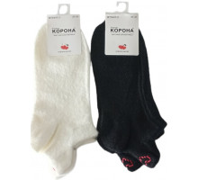 Шкарпетки жіночі короткі Корона BY5447 шерсть альпаки розмір 37-41