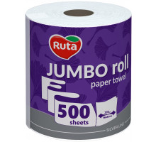 Бумажное полотенце Ruta Jumbo roll 500 отрывов 2 слоя