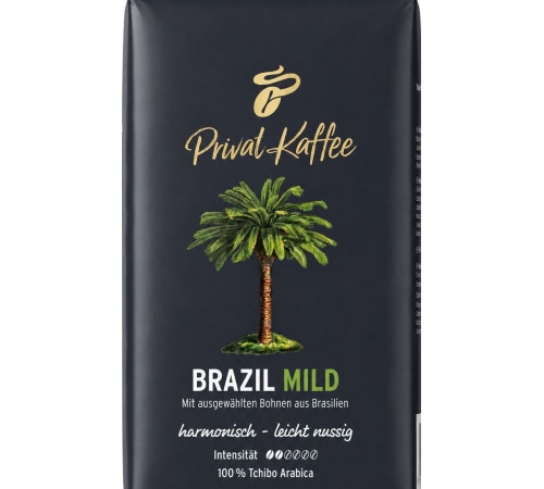 Кава в зернах Tchibo Privat Kaffee Brazil Mild 500 г