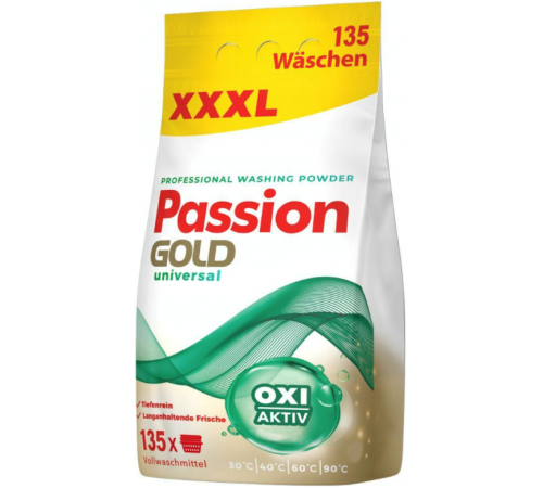 Пральний порошок Passion Gold Universal 8.1 кг 135 циклів прання
