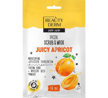 Маска-скраб для обличчя Beautyderm Juicy Apricot 10 мл