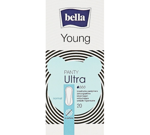 Ежедневные прокладки Bella Panty Ultra Young 20 шт