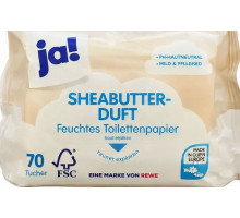 Вологий туалетний папір Ja! Sheabutter-Duft 70 шт